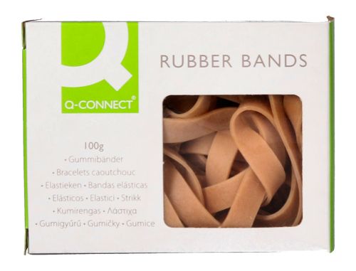 Bandas elasticas q-connect 100 gr 100 x 9 mm numero 10 , Q-connect , 54330 , 5705831105942